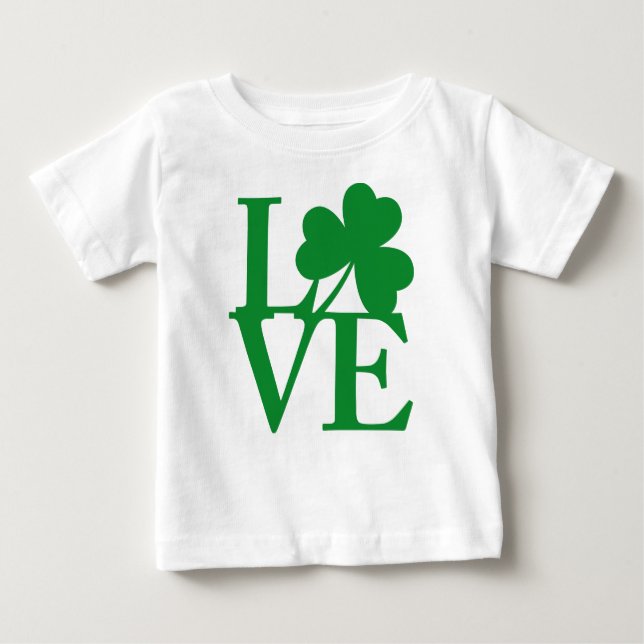 T-shirt Pour Bébé Amour Irlande (Devant)
