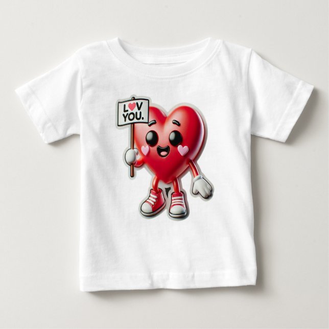 T-shirt Pour Bébé Amour Sincère (Devant)