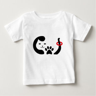 T-shirt Pour Bébé Amoureux des animaux se sentant