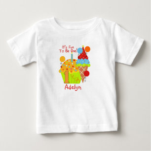 T-shirt Pour Bébé Amusement de petits gâteaux et de crème glacée 