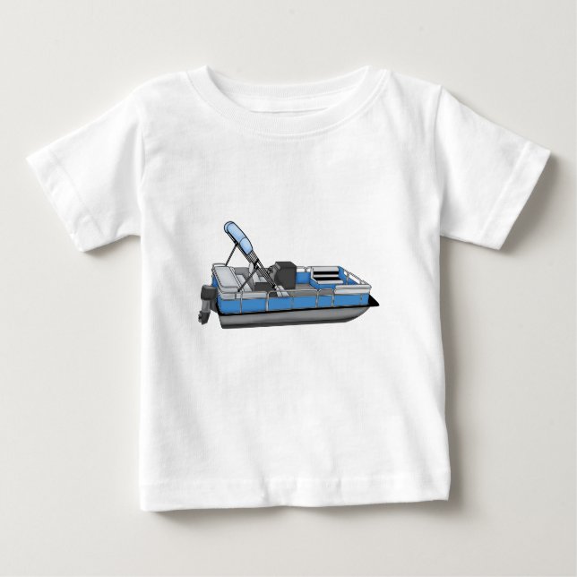 T-shirt Pour Bébé amusement de ponton (Devant)