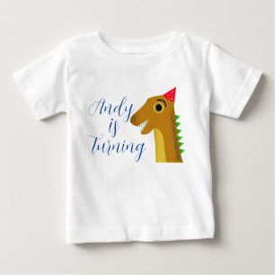 T-shirt Pour Bébé Amusement de Roar-some : Célébrer 1 an avec T-Rex