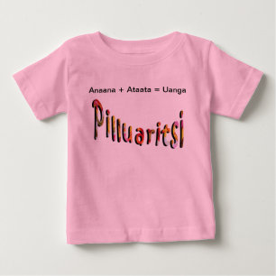 T-shirt Pour Bébé Anaana + Ataata = Uanga Groenland