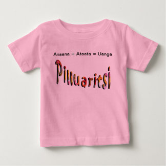 T-shirt Pour Bébé Anaana + Ataata = Uanga Groenland
