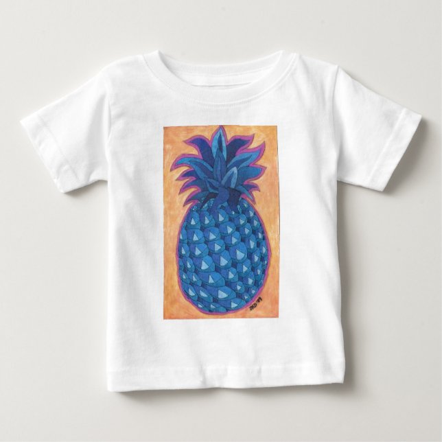 T-shirt Pour Bébé Ananas (Devant)