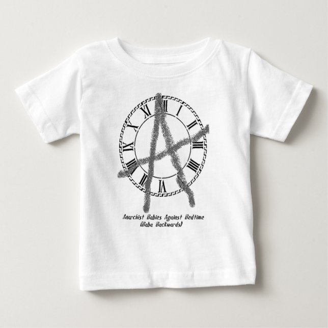 T-shirt Pour Bébé Anarchistes de bébé (Devant)