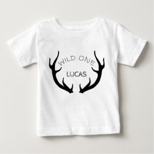 T-shirt Pour Bébé Andouillers sauvages d'un ęrs cerf commun