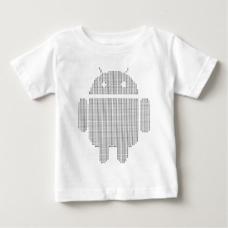 T-shirt Pour Bébé Androïde---Noir d'ASCII