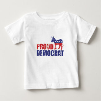 T-shirt Pour Bébé Âne fier de Démocrate affligé