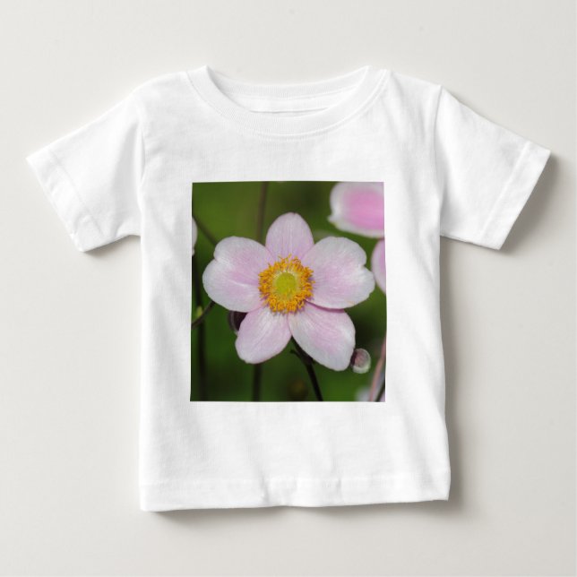 T-shirt Pour Bébé Anémon rose (Devant)