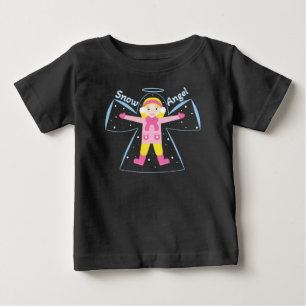 T-shirt Pour Bébé Ange de neige