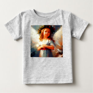 T-shirt Pour Bébé Ange de Noël 1