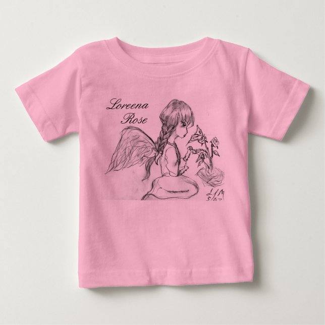 T-shirt Pour Bébé Ange pour un ange (Devant)