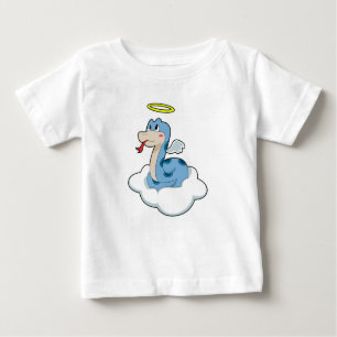 T-shirt Pour Bébé Angle nuage serpent