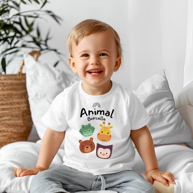 T-shirt Pour Bébé Animal (Créateur téléchargé)