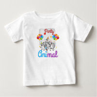 Animal Tee de première partie du bébé