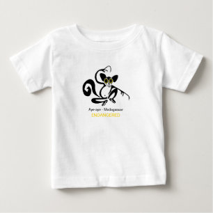 T-shirt Pour Bébé Animaux sauvages - AYE-AYE - Primate - Madagascar 