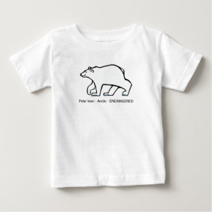 T-shirt Pour Bébé Animaux sauvages - OURS Polaires - Graphique anima