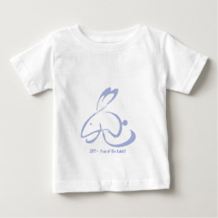 T-shirt Pour Bébé Année chinoise 2011 de lapin nouvelle - année du