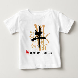 T-shirt Pour Bébé Année de la pièce en t de bébé de boeuf