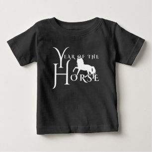 T-shirt Pour Bébé Année du cheval