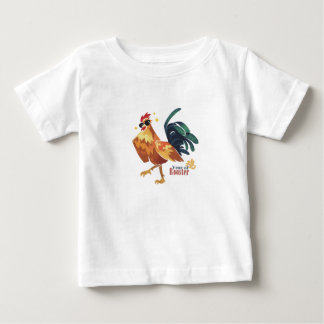 T-shirt Pour Bébé Année du coq, Toddler Ruffle Tee