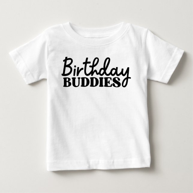T-shirt Pour Bébé Anniversaire (Devant)
