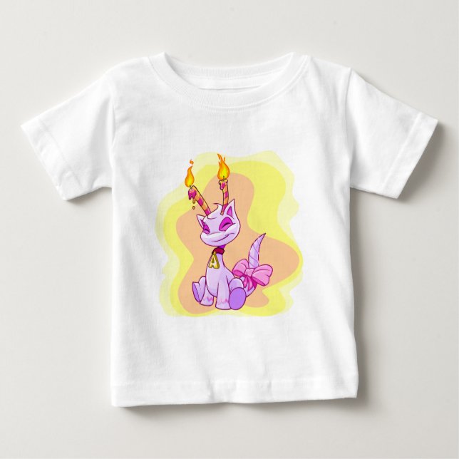 T-shirt Pour Bébé Anniversaire Aisha (Devant)