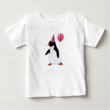 Anniversaire Custom Age Penguin Chemise
