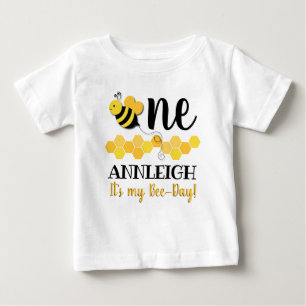 T-shirt Pour Bébé Anniversaire d'Abeille-Jour de miel premier