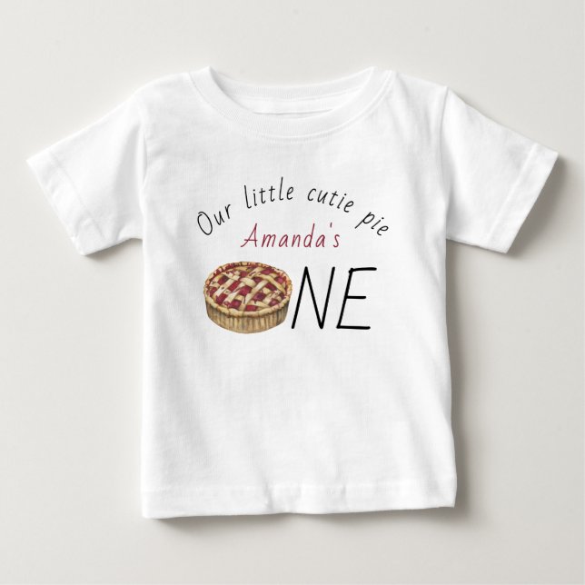 T-shirt Pour Bébé Anniversaire de enfant de secteurs aquarelle (Devant)