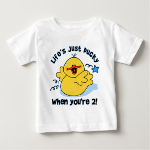 T-shirt Pour Bébé Anniversaire mignon de la vie le 2ème
