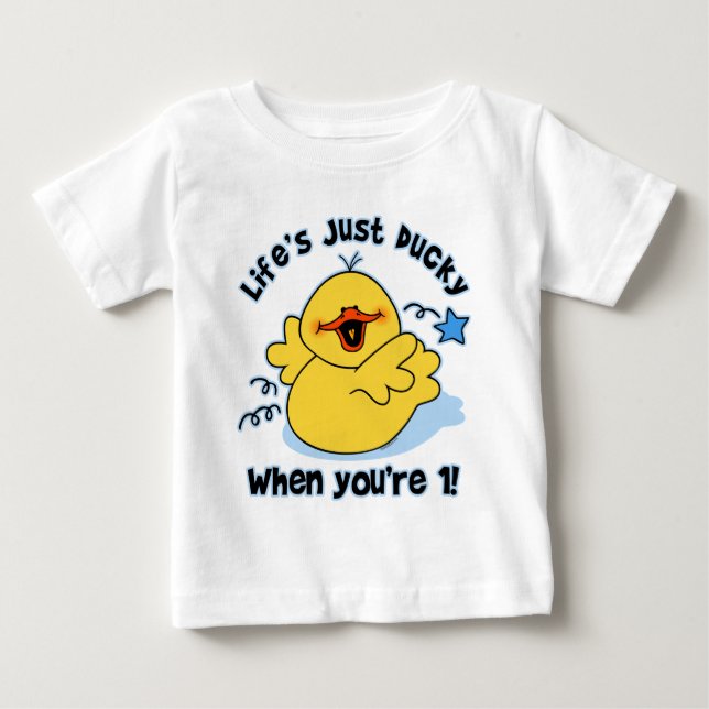 T-shirt Pour Bébé Anniversaire mignon de la vie le ęr (Devant)