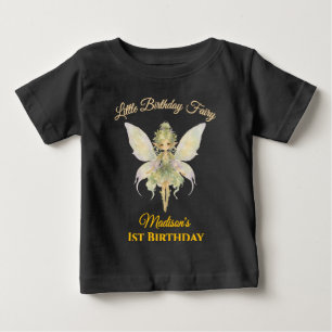 T-shirt Pour Bébé Anniversaire Petite Fée Aquarelle