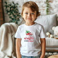 Anniversaire Premier Hiver Onederland Camion Rouge