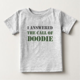 T-shirt Pour Bébé Appel de Doodie