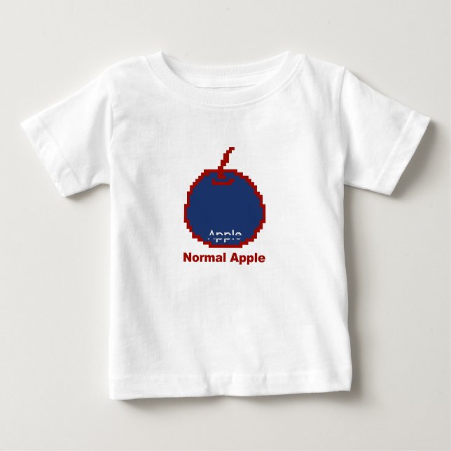 T-shirt Pour Bébé Apple numérique (Devant)