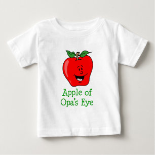 T-shirt Pour Bébé Apple Of Opa's Eye