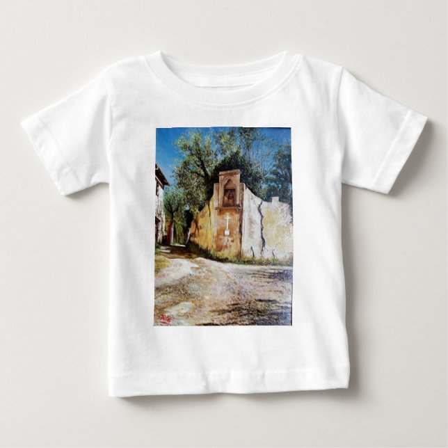T-shirt Pour Bébé APRÈS-MIDI À RIMAGGIO / Vue Toscane (Devant)