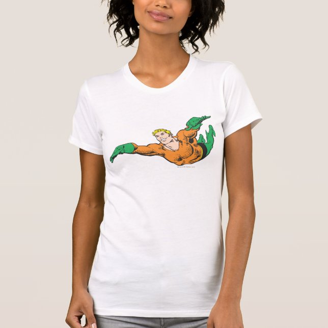 T-shirt Pour Bébé Aquaman Soars (Devant)