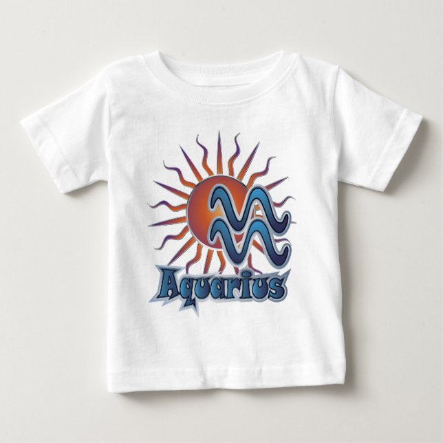 T-shirt Pour Bébé Aquarius (Devant)