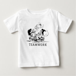 T-shirt Pour Bébé Arachides Gang Lifting Snoopy