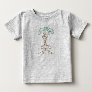 T-shirt Pour Bébé Arborescence de réunion familiale