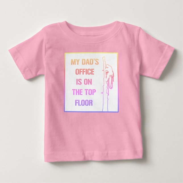 T-shirt Pour Bébé Arboriste drôle mignon de citation (Devant)