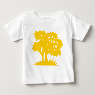 T-shirt Pour Bébé Arbre à dessin - Ambre