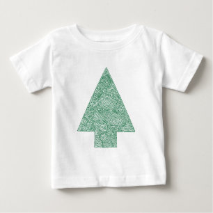 T-shirt Pour Bébé Arbre de Noël