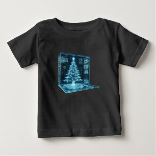 T-shirt Pour Bébé Arbre de Noël artificiel