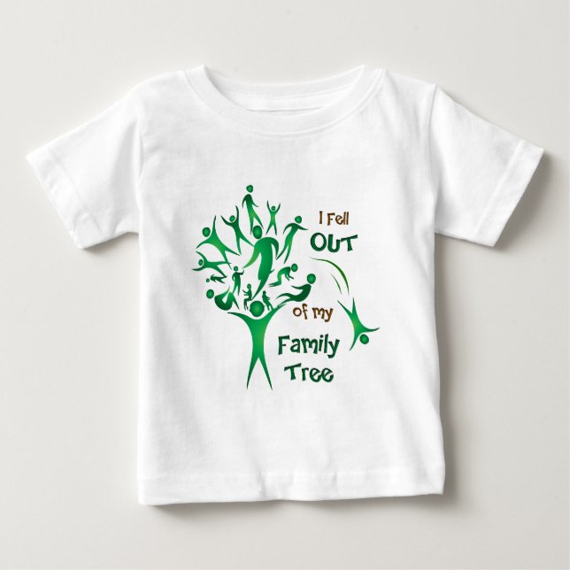 T-shirt Pour Bébé Arbre familial amusant (Devant)