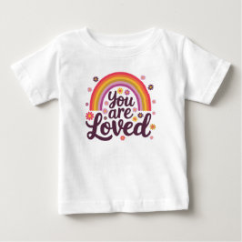 T-shirt Pour Bébé Arc-en-ciel que vous aimez