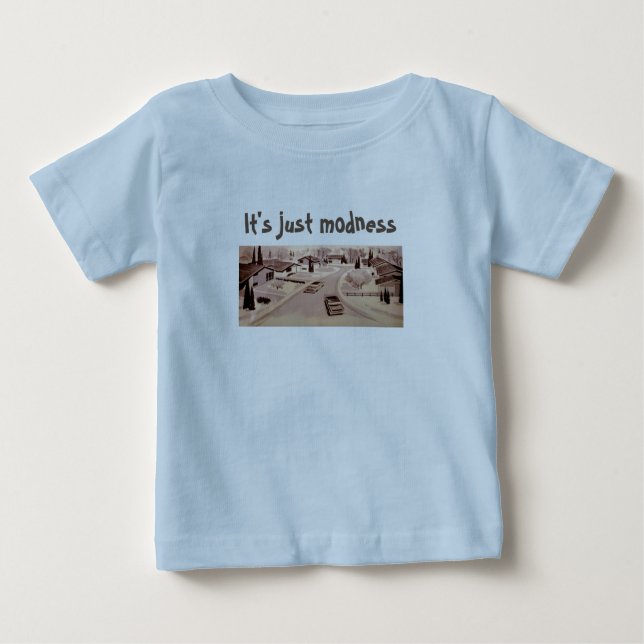 T-shirt Pour Bébé Architecture moderne de la moitié du siècle (Devant)
